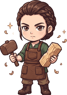 黙々と働く職人